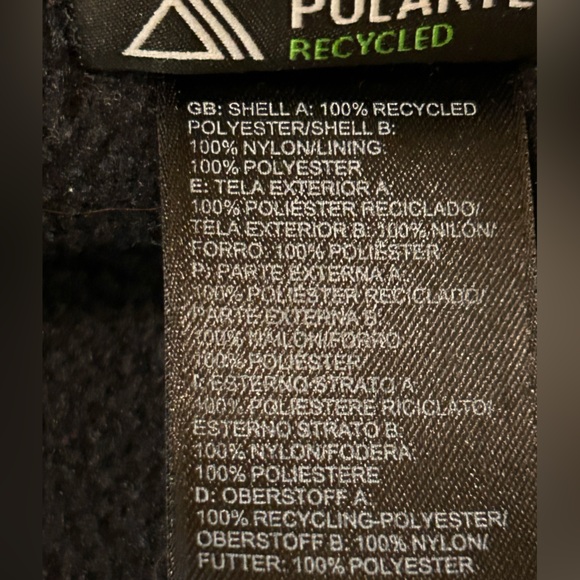 The North Face Men’s Medium,full zip , black w black lining - Picture 5 of 7